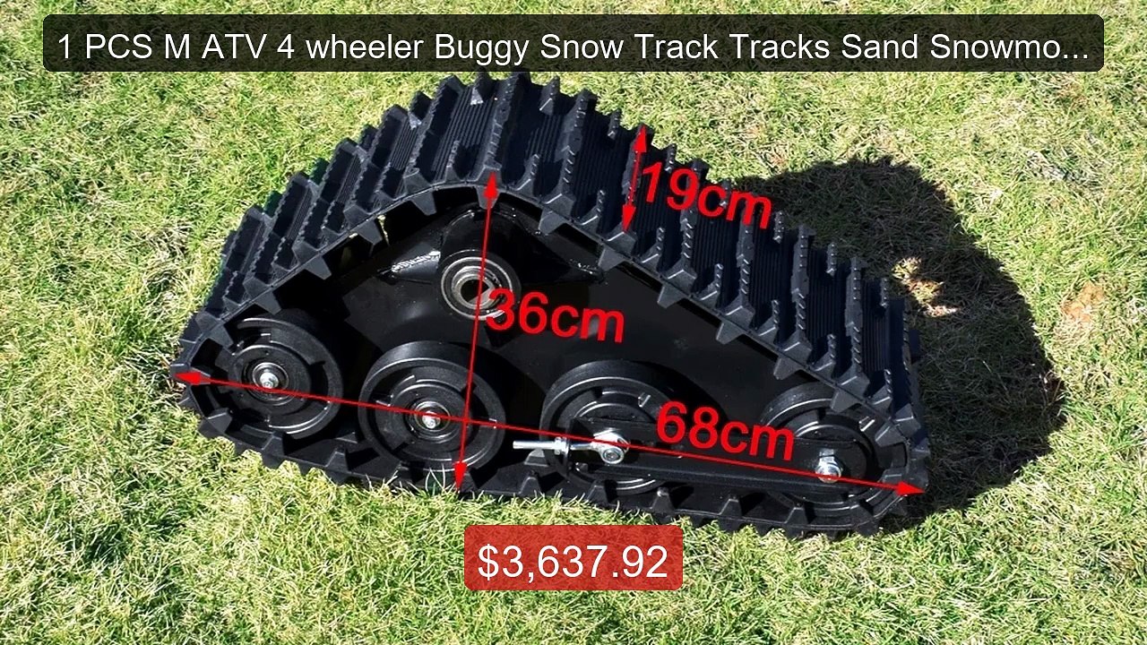 1 PCS M ATV 4 wheeler Buggy Snow Track Tracks Sand Snowmobile Track... -- Top Rated 2026 | Buy Now!
