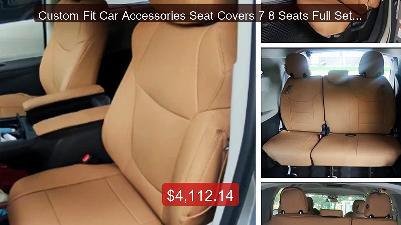 Custom Fit Car Accessories Seat Covers 7 8 Seats Full Set Prem... -- Best Buy 2026 | Great Quality!