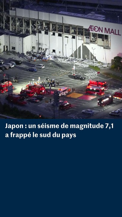 Japon : un séisme de magnitude 7,1 a frappé le sud du pays