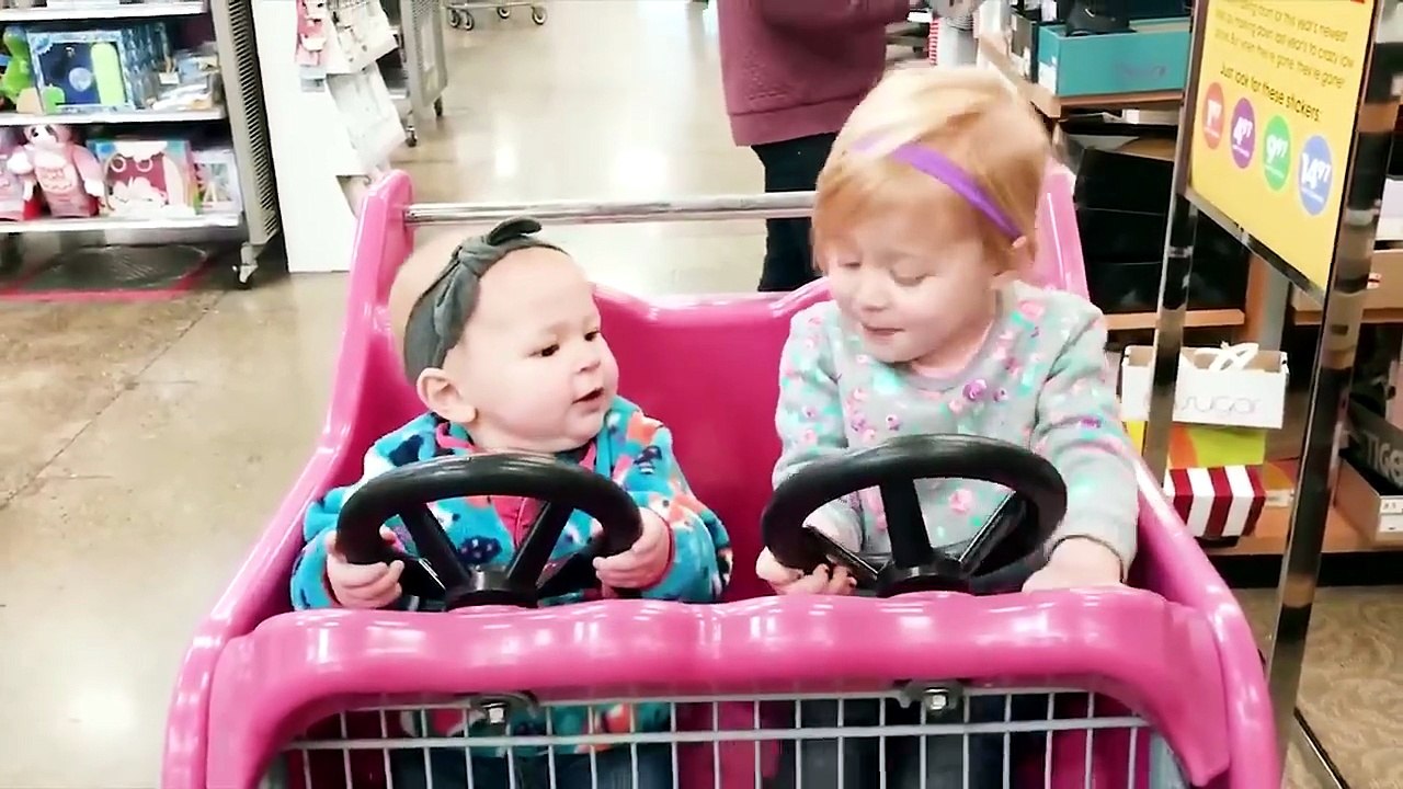 Funny Baby Siblings Playing and Laughing Together - Cute Babies Video