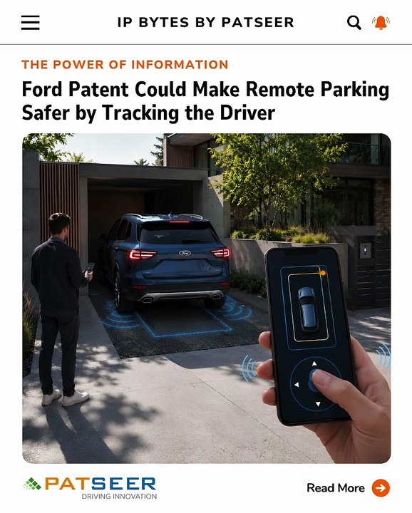 Ford Patent Could Make Remote Parking Safer by Tracking the Driver