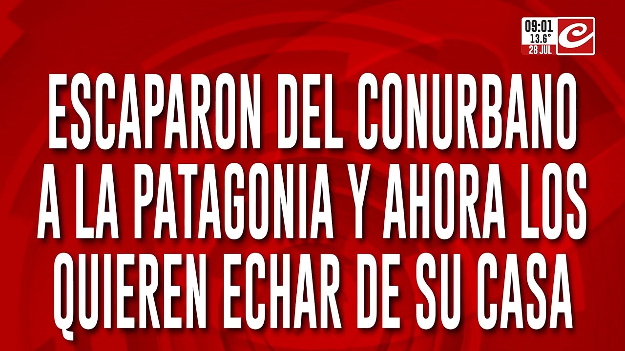 Jubilados ocuparon terreno en la Patagonia, construyeron y ahora los quieren desalojar