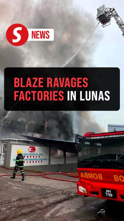 Four factories go up in smoke in Lunas