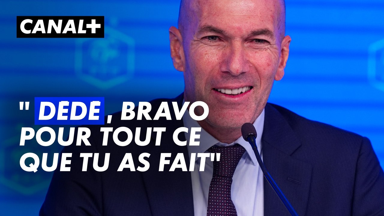 L'hommage de Zinédine Zidane à Didier Deschamps