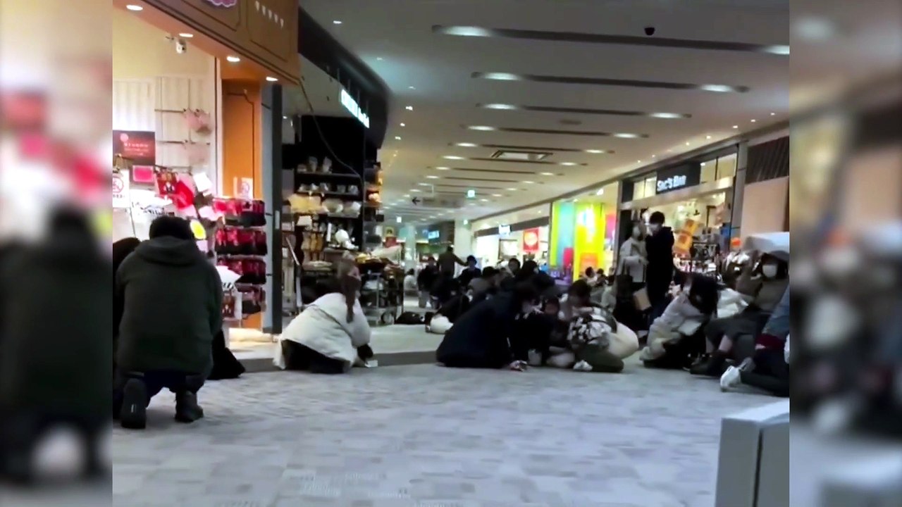 Potente terremoto en Japón