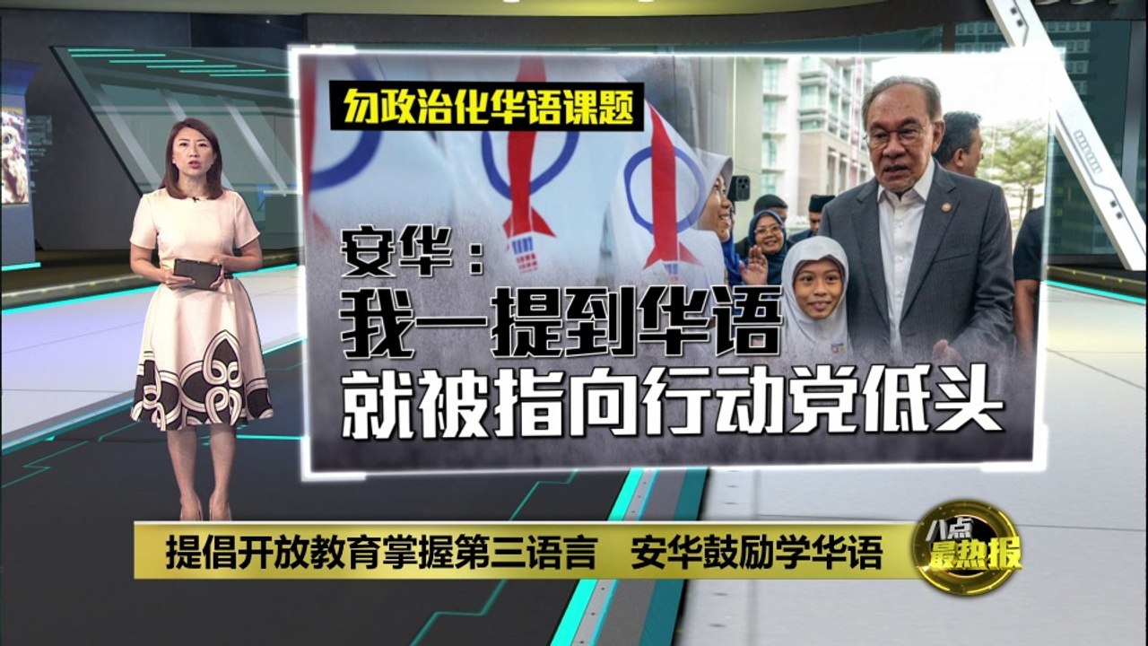 提倡开放教育掌握第三语言   安华鼓励学华语