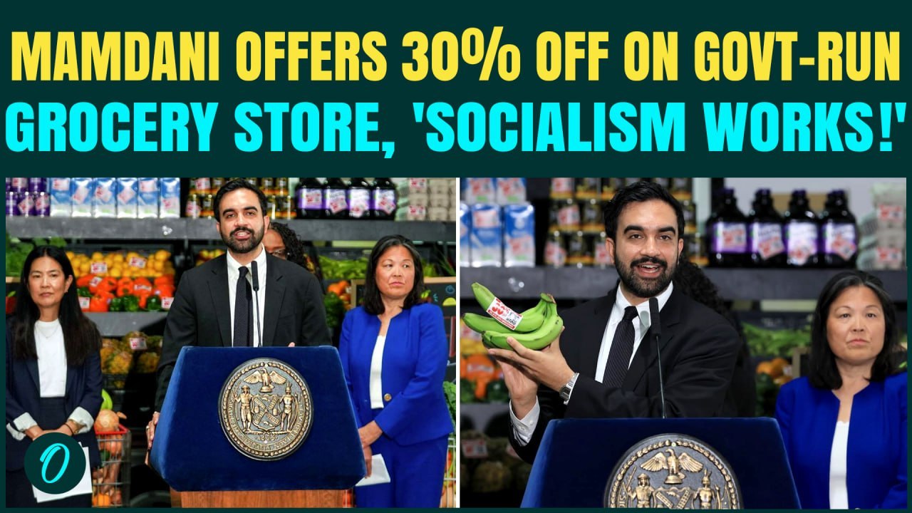 NYC Mayor Zohran Mamdani’s 30% Off Grocery REVOLUTION Begins | Govt-Run Store OPENS In Bronx