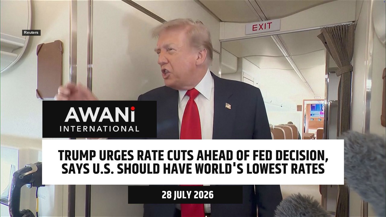 U.S. should have world's lowest interest rates - Trump