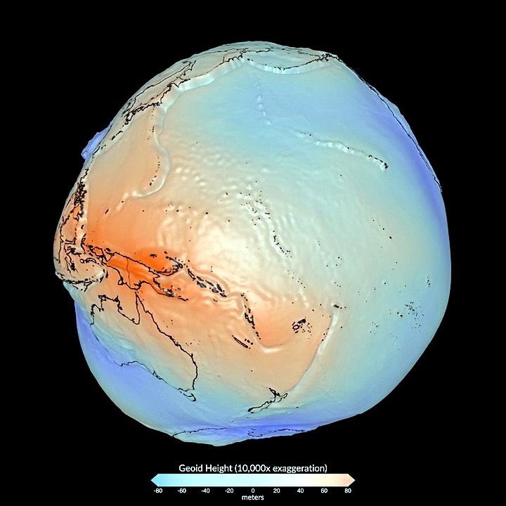 La NASA reveló la forma real de la Tierra