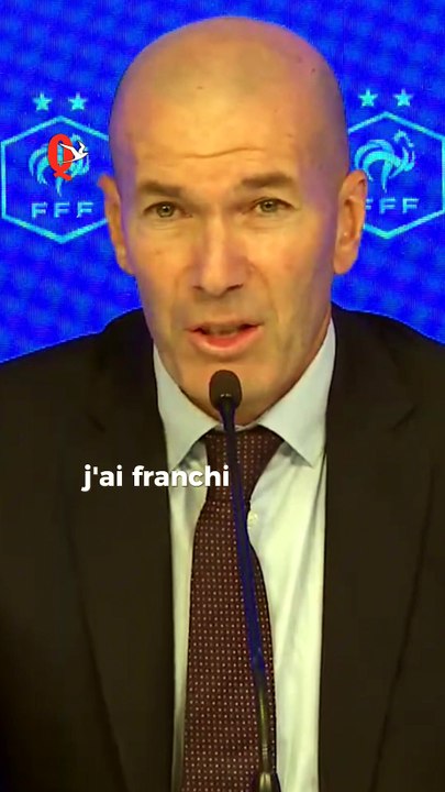 Zidane, nouveau sélectionneur des Bleus : "C'est la seule chose que je voulais faire"