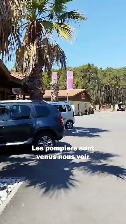 Incendies en Gironde : évacuation préventive des campings à Lacanau