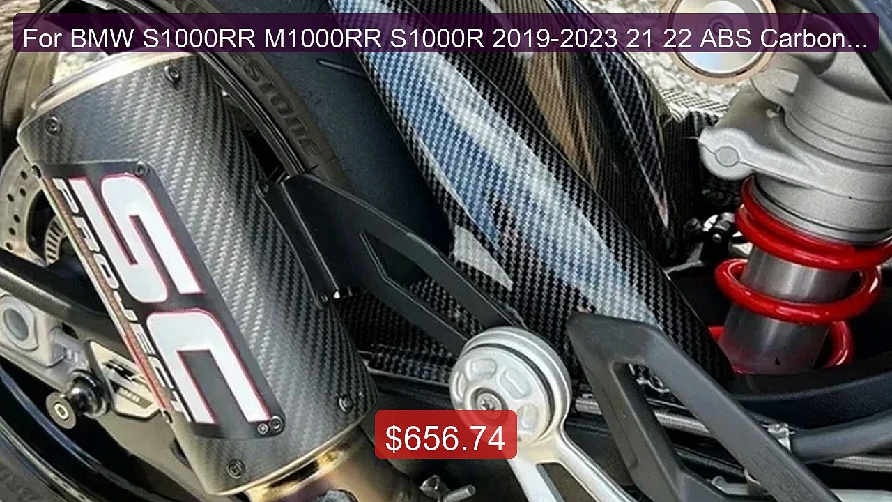 For BMW S1000RR M1000RR S1000R 2019-2023 21 22 ABS Carbon Fiber Rea... -- Top Rated 2026 | Buy Now!