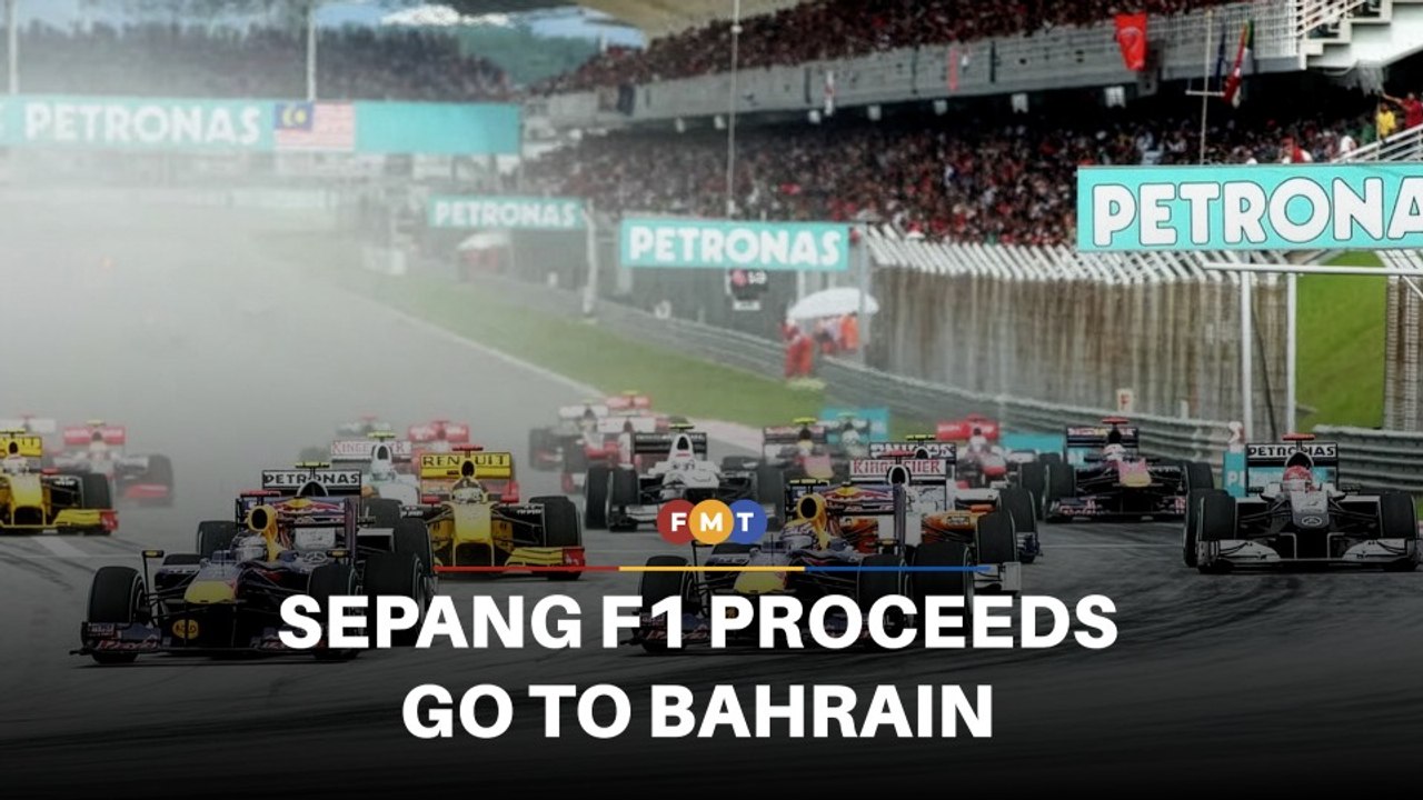 Bahrain to receive all proceeds from F1 race in Sepang
