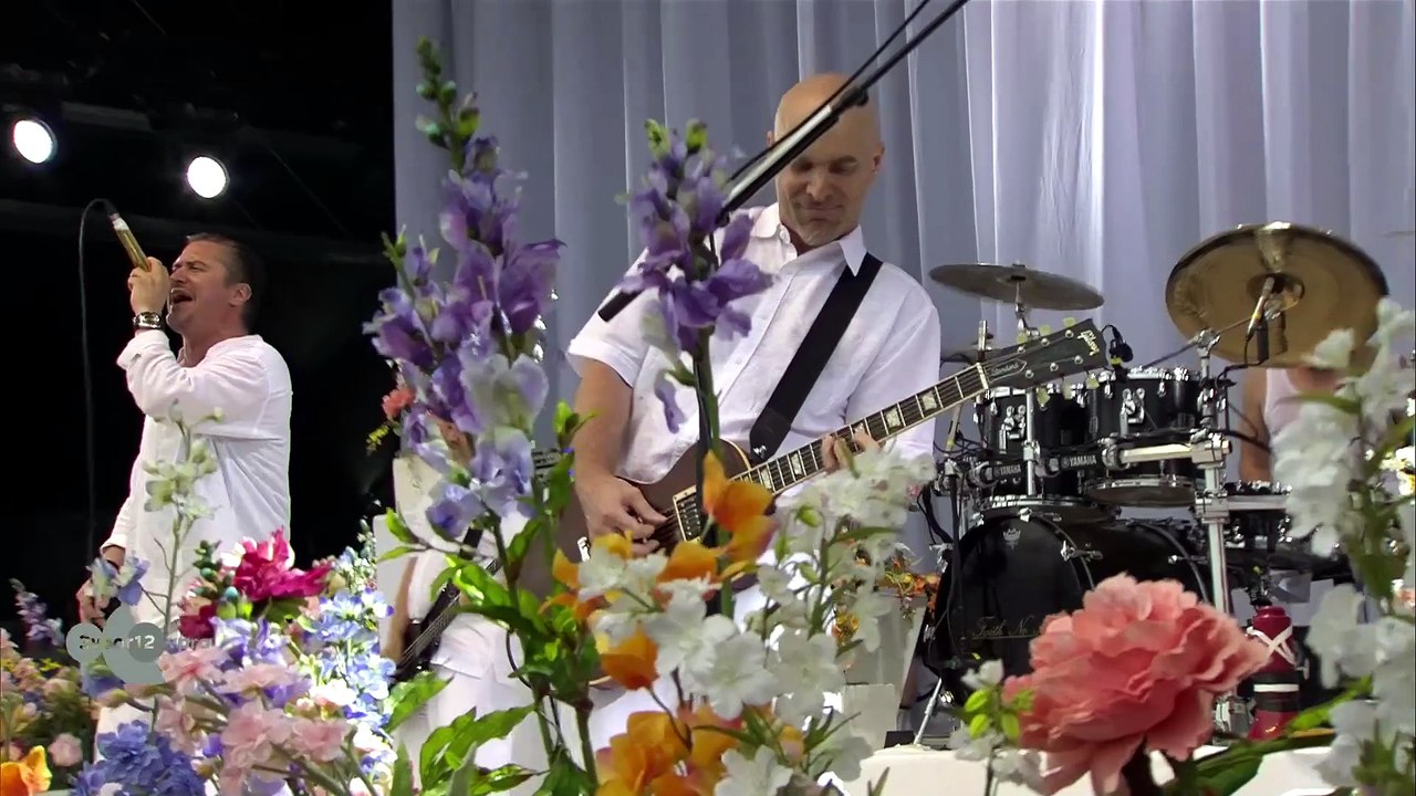 Faith No More en concert au Hellfest en 2015.