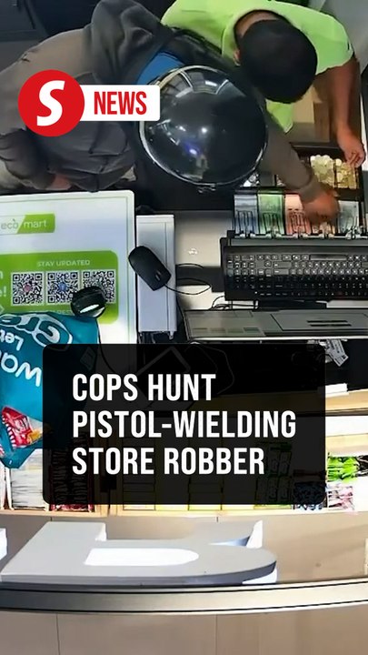Police hunt pistol-wielding robber in Taman Wahyu