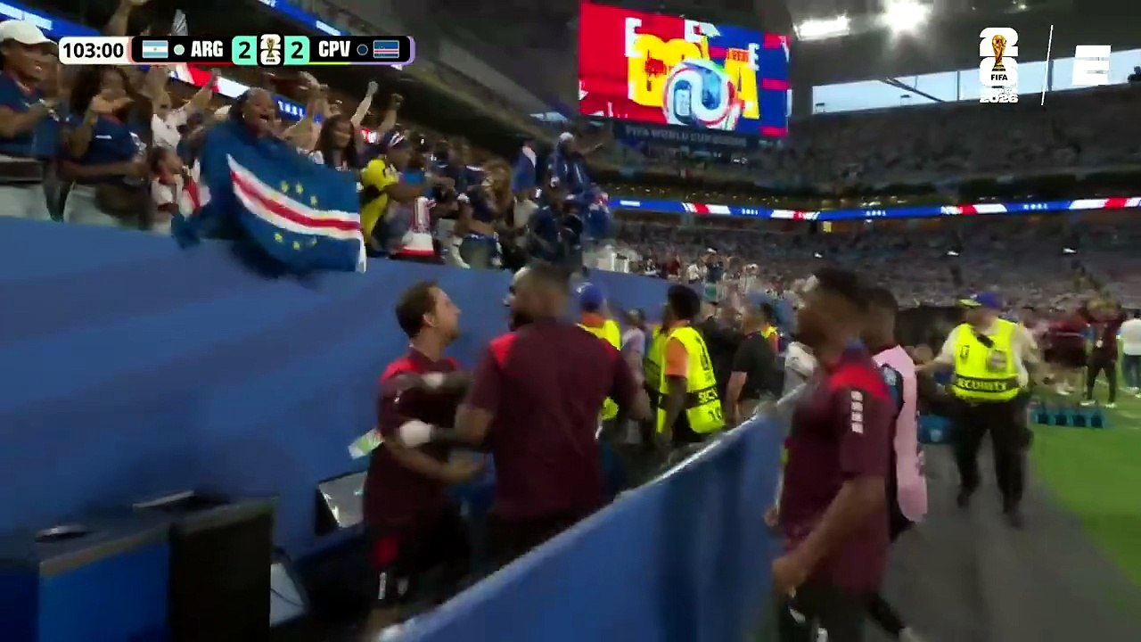 EXTRAORDINARIO GOL DE CABO VERDE PARA EMPATARLE A ARGENTINA EN EL SUPLEMENTARIO