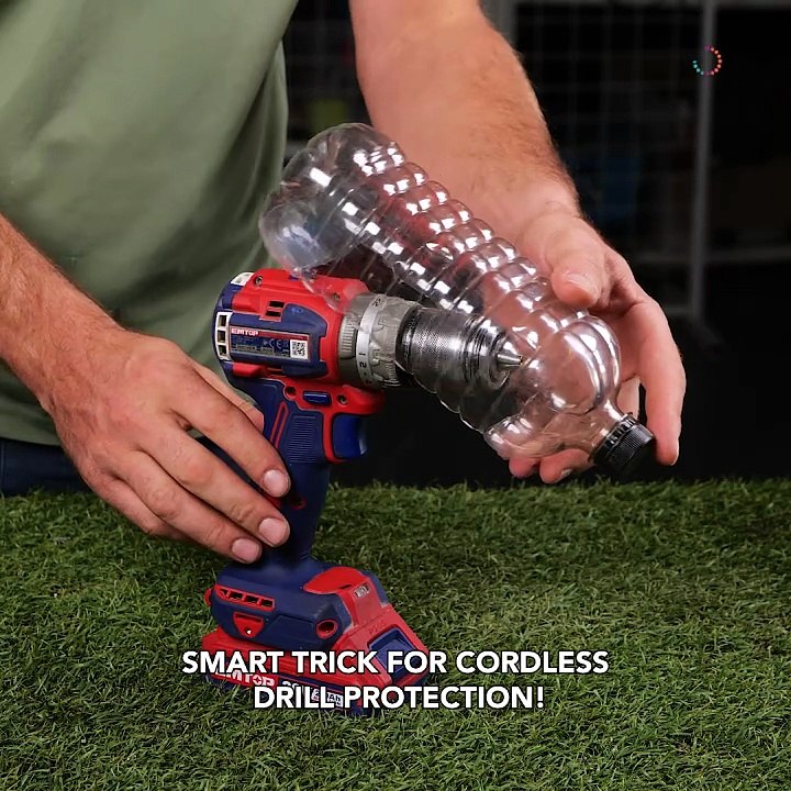 One simple way to shield your cordless drill🛠️