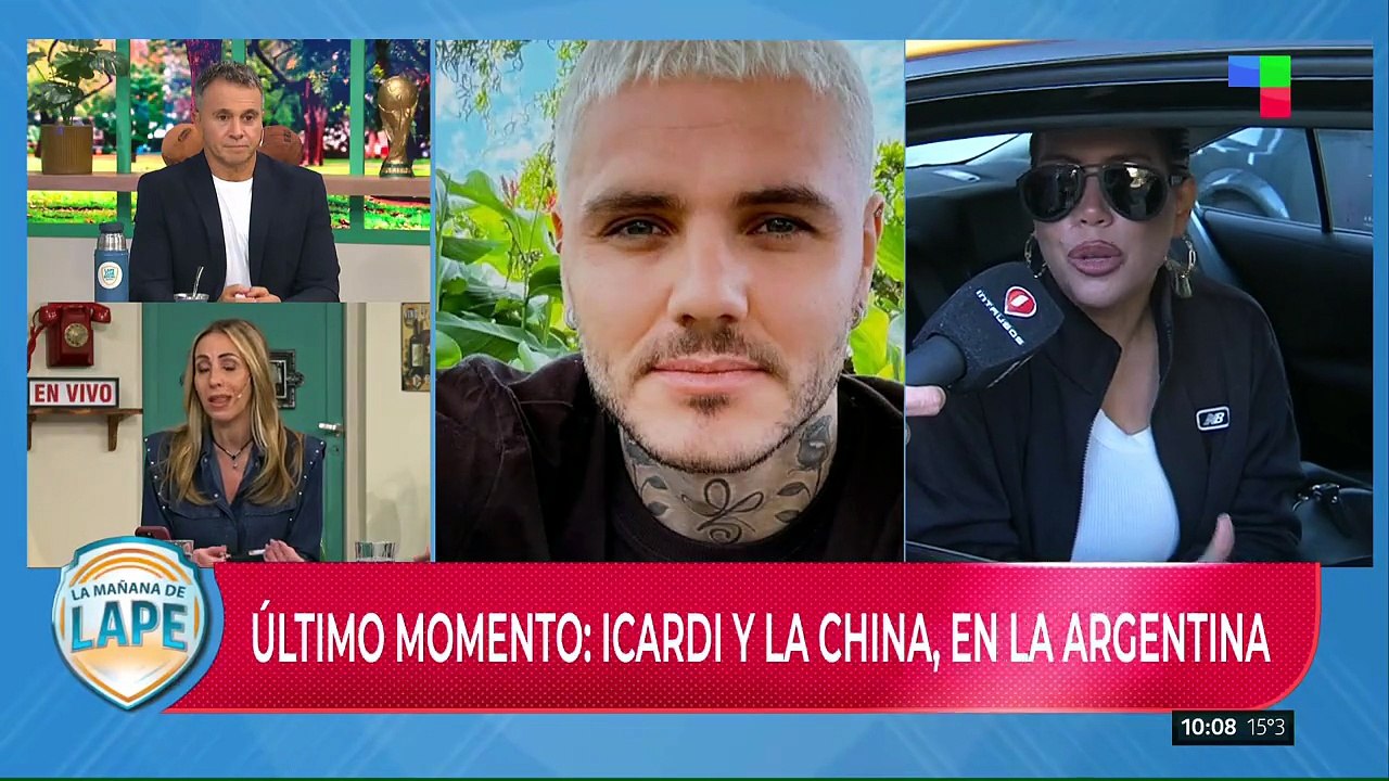 La China Suárez y Mauro Icardi volvieron a la Argentina tras el polémico viaje a Italia