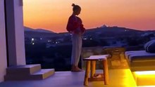Η Ντορέττα Παπαδημητρίου από τις διακοπές της στην Πάρο