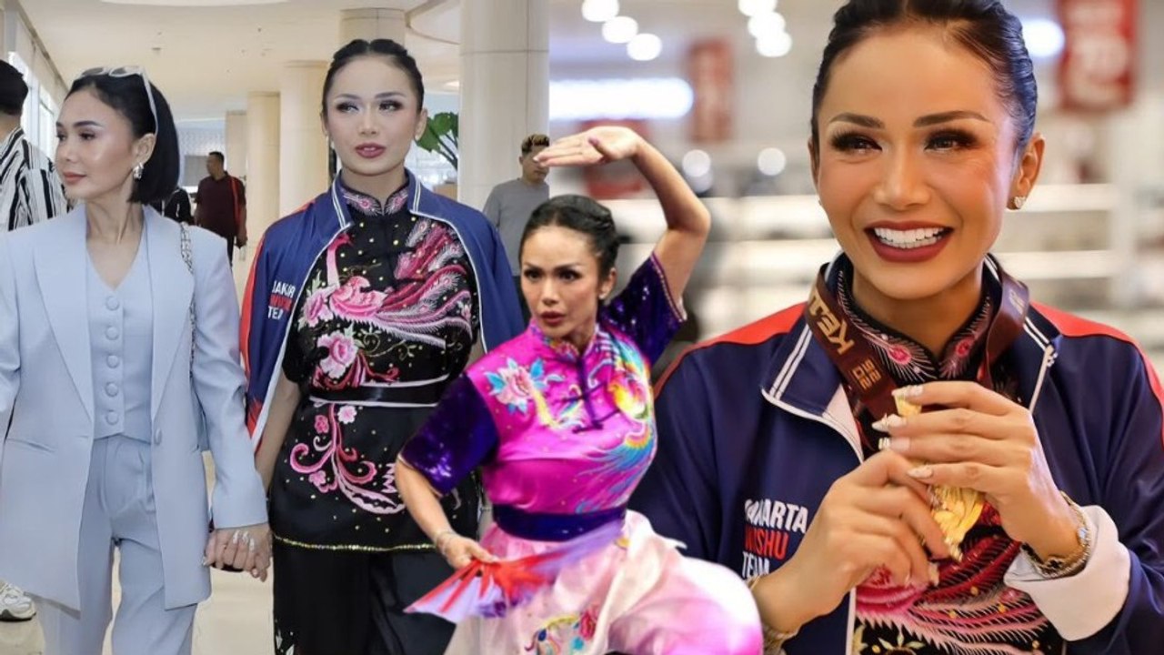 Kris Dayanti Raih 2 Pingat Emas Wushu, Nenek Cucu 2 Kekal Jelita