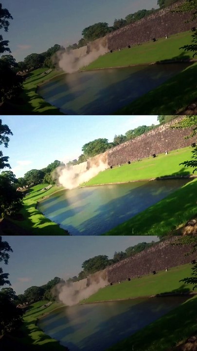 Terremoto no Japão faz desabar muralha de castelo construído há mais de 400 anos