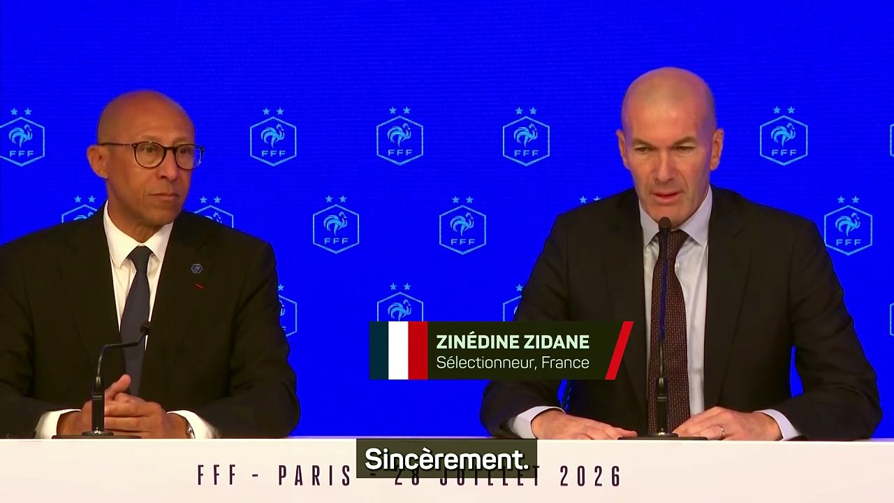 Zidane : "Une joie immense"