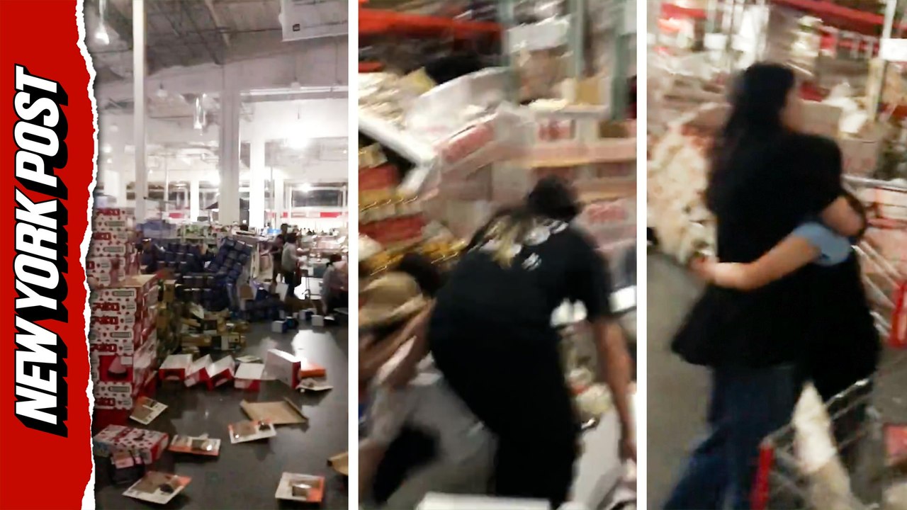 Chaos in Japan Costco as 7.1 earthquake sends items crashing down from shelves