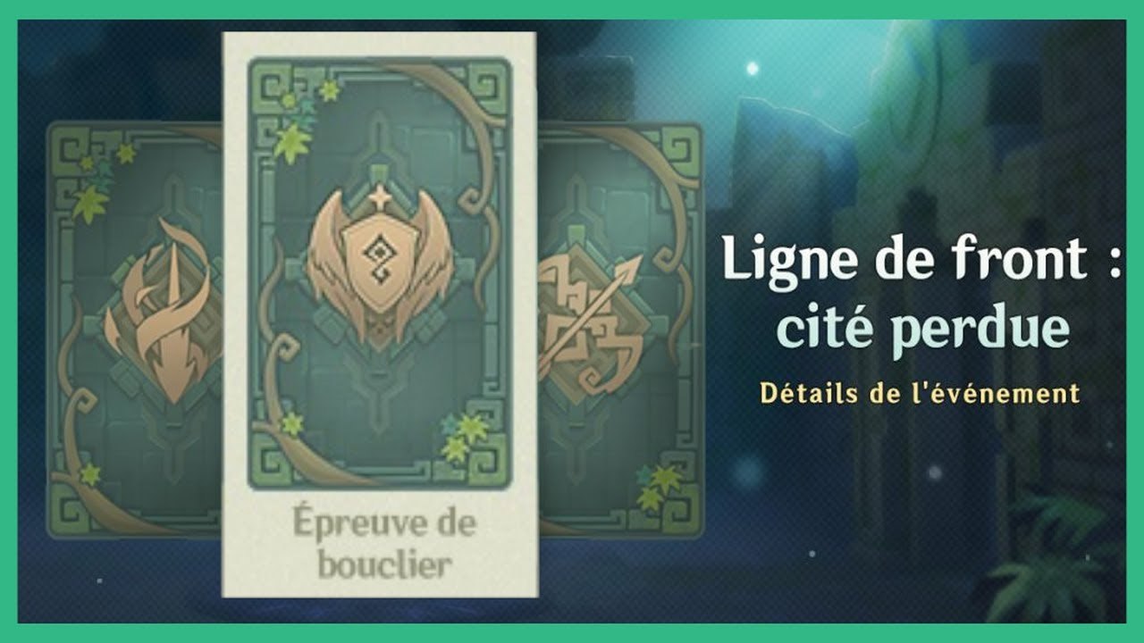 Genshin Impact FR | Ligne de front : cité perdue - Épreuve de BOUCLIER !