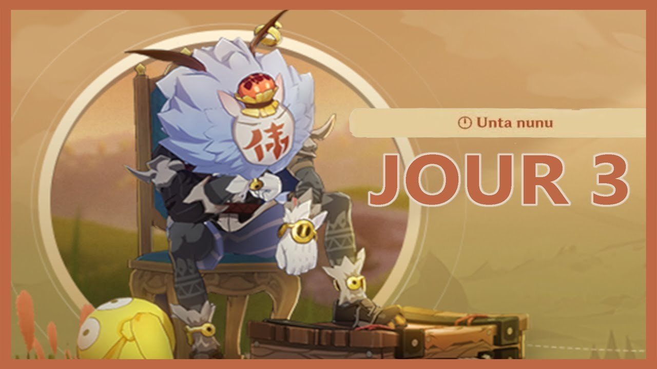 Genshin Impact FR | Évènement : Mimi Tomo - Unta nunu (J-3) !