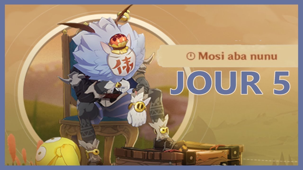 Genshin Impact FR | Évènement : Mimi Tomo - Mosi aba nunu (J-5) !