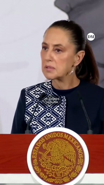 Insta Sheinbaum a EE.UU. a "mirarse a sí mismo" tras acusaciones de la Casa Blanca