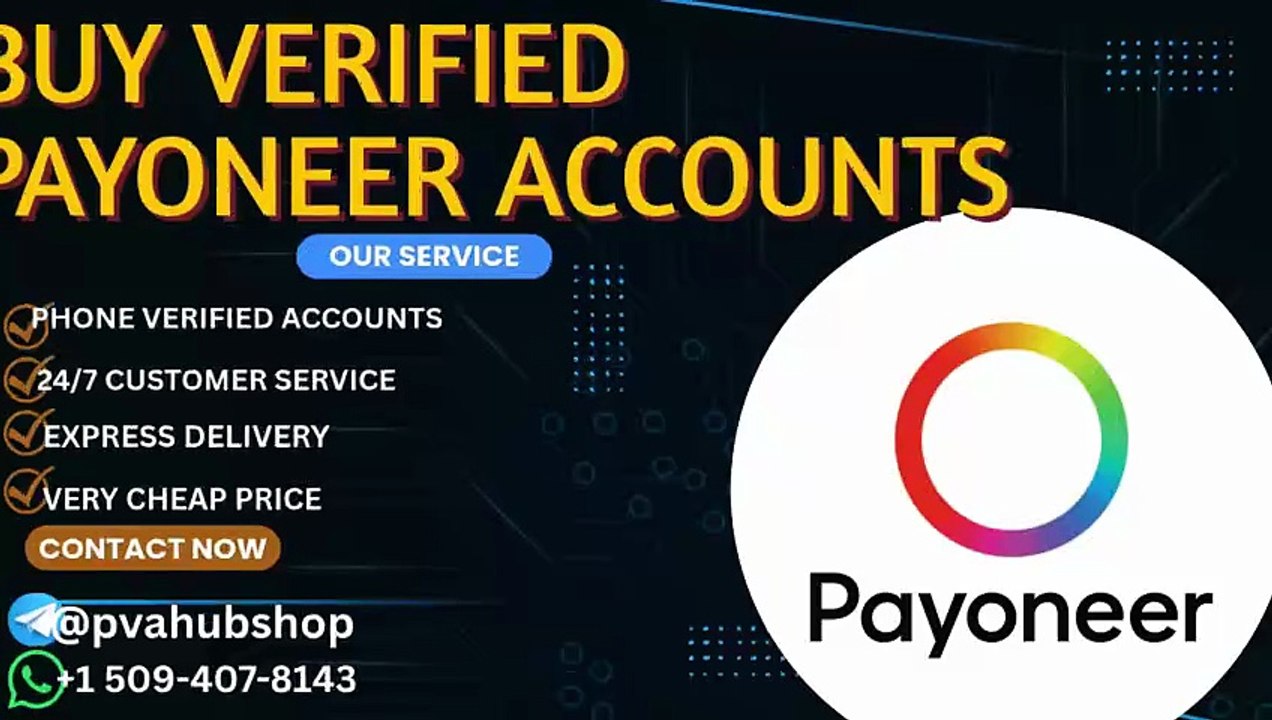 What to Consider Before Buy Verified Payoneer Accounts?