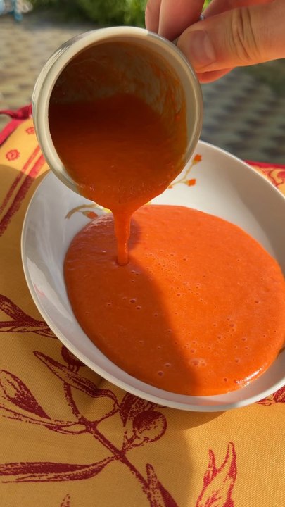 Gaspacho poivron & thon