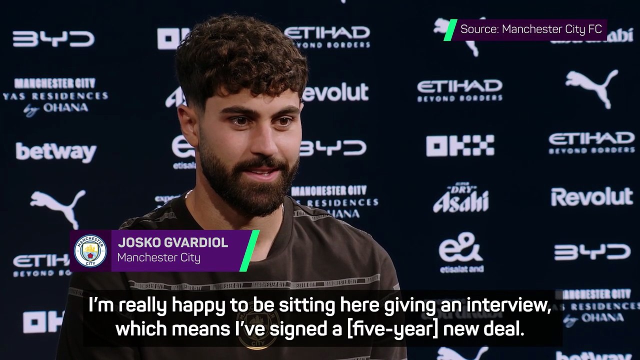 'An easy choice' - Gvardiol on committing future to Man City