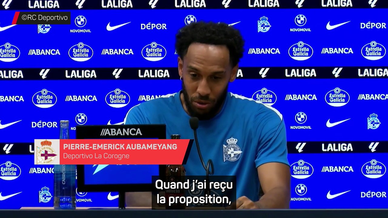 Deportivo La Corogne - Aubameyang : “Je l’avais promis à mes grands-parents”