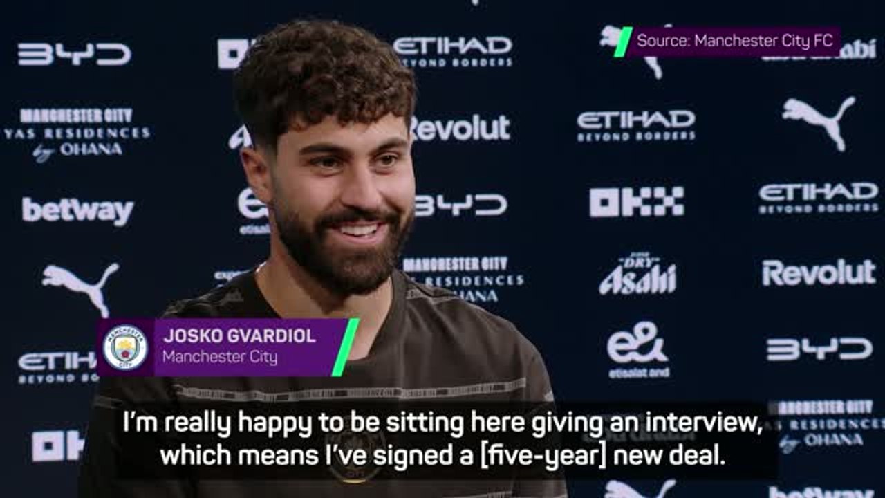 'An easy choice' - Gvardiol on committing future to Man City
