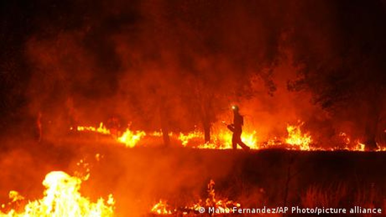 An der Feuerfront in Frankreich und Spanien