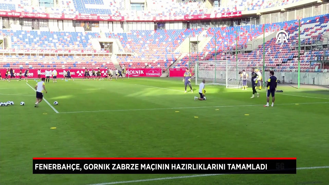 Fenerbahçe, Gornik Zabrze maçı hazırlıklarını tamamladı