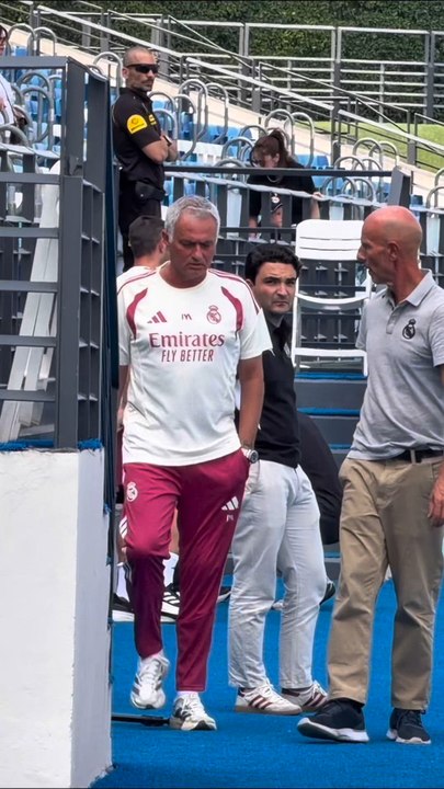 El gesto de Mourinho con todo el mundo en plena ola de calor antes del amistoso contra el Leganés: dice mucho de él