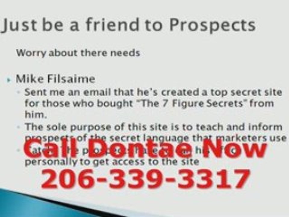 The Secret (Mike Filsaime) doesnt want you to know