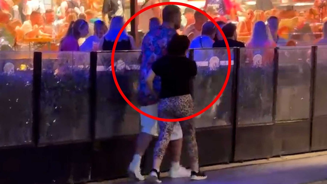 Un vídeo de tres segundos vuelve a destapar a los carteristas en la calle del Jamón de Playa de Palma