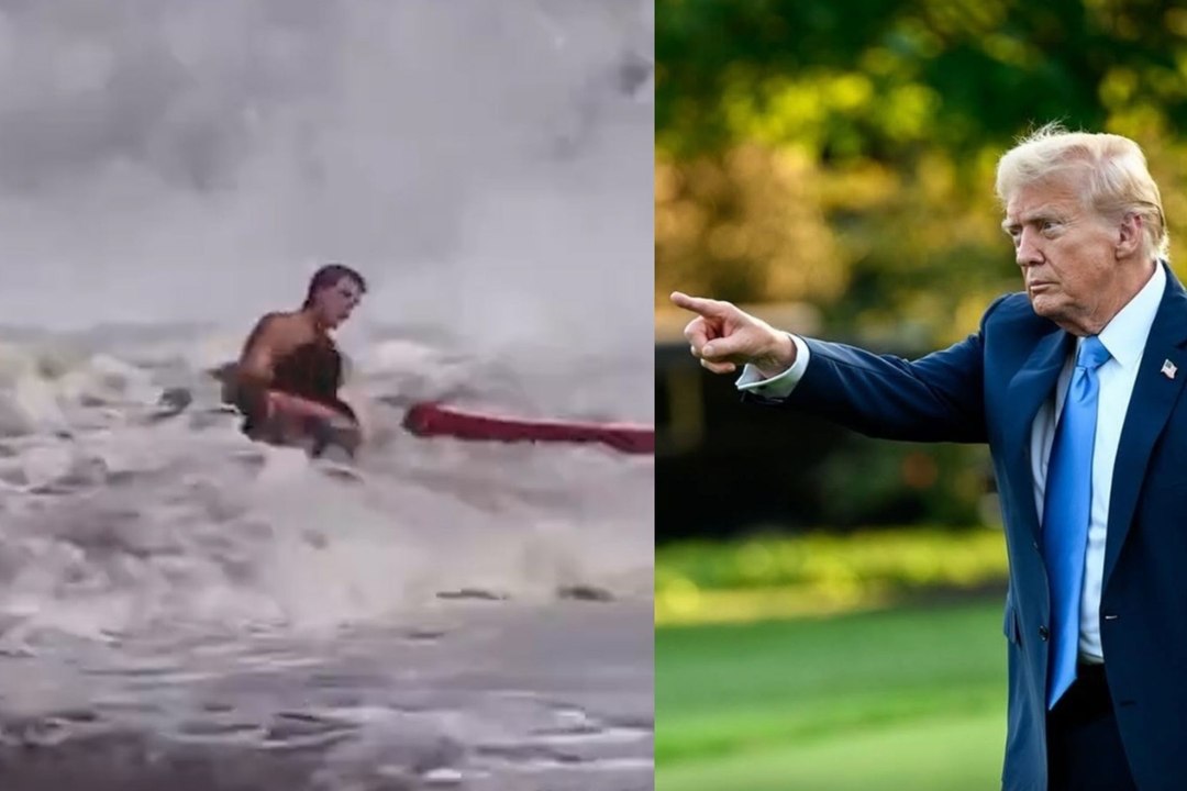 Trump anuncia que joven socorrista que rescató a niño recibirá alta condecoración civil en la Casa Blanca