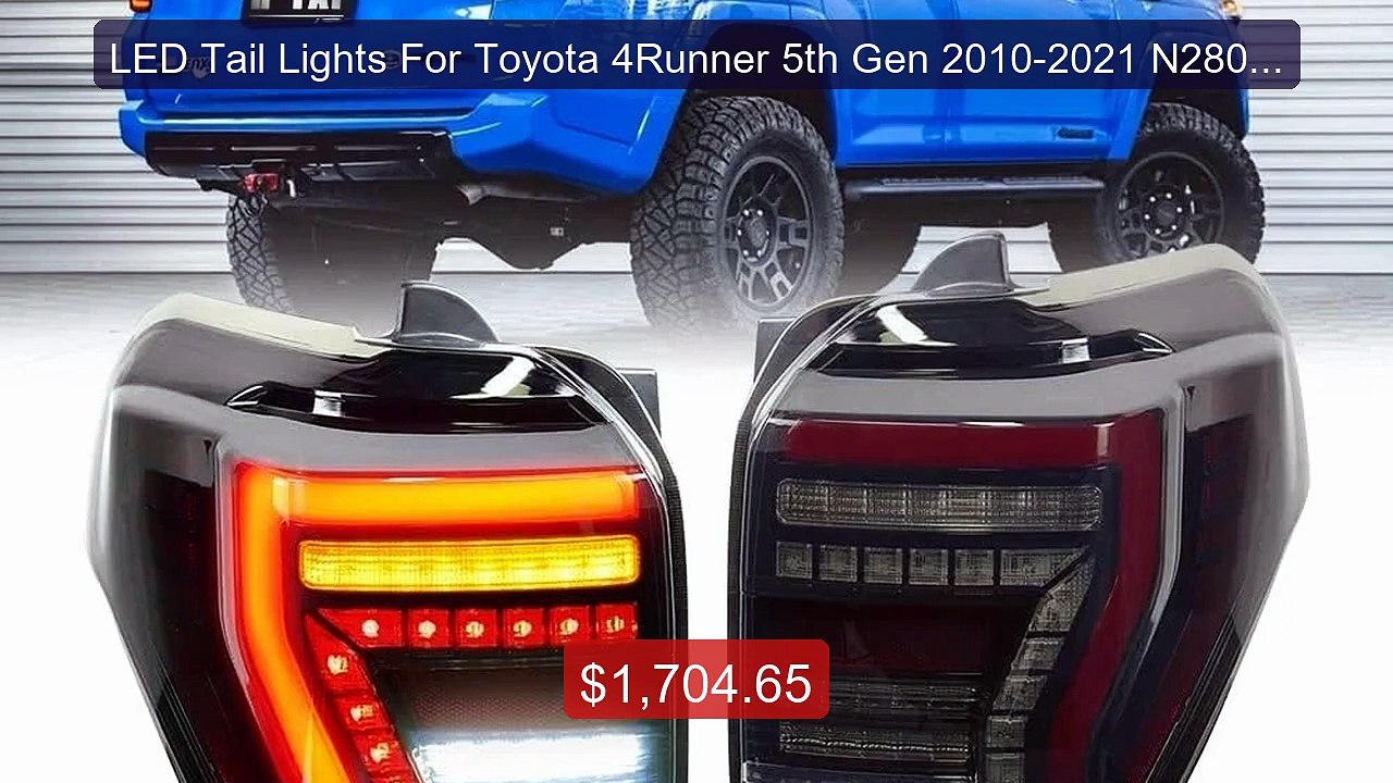 LED Tail Lights For Toyota 4Runner 5th Gen 2010-2021 N280 Rea... -- Amazing Value 2026 | Must Have!