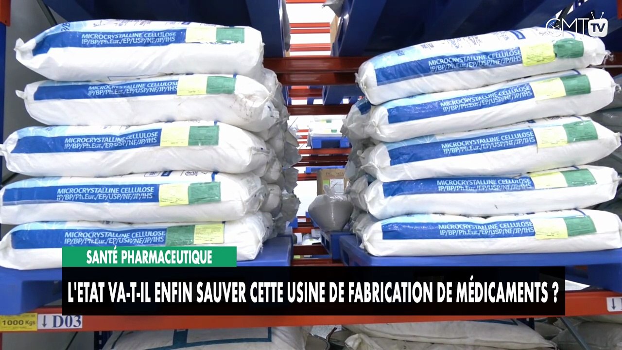 [#Reportage] Santé Pharmaceutique : l'Etat va-t-il enfin sauver cette usine de fabrication de médicaments ?