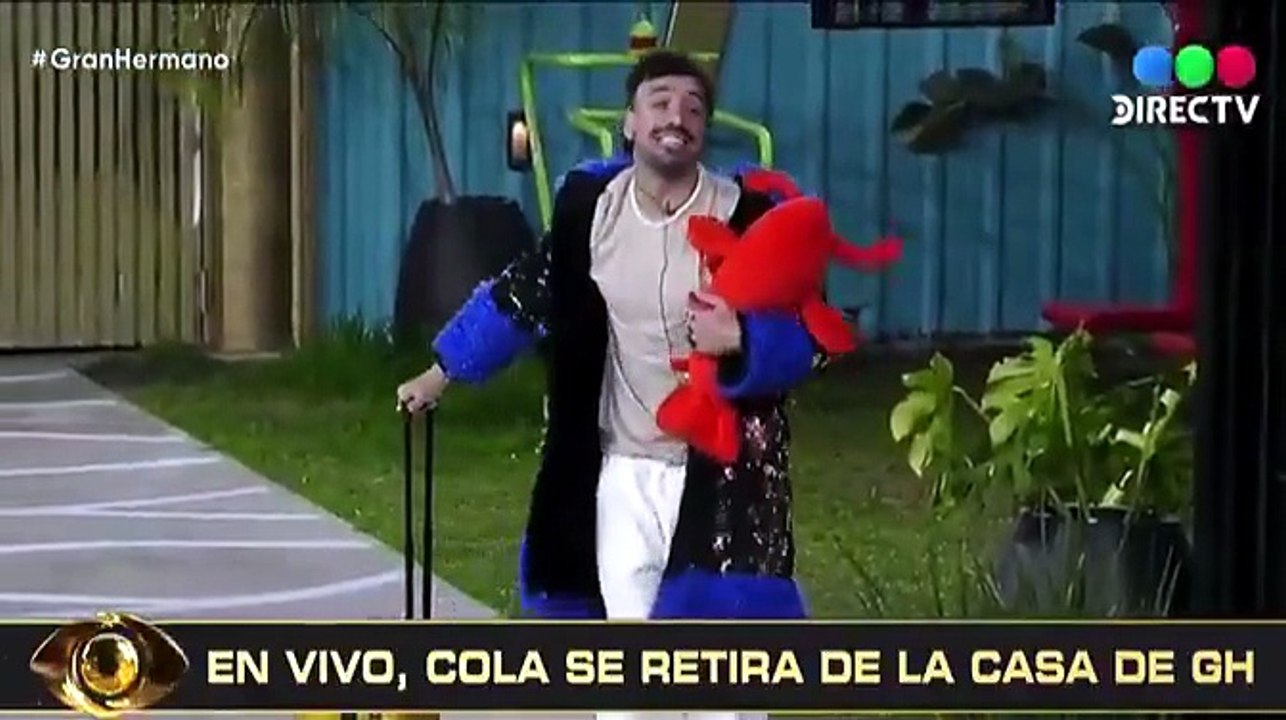 Cola quedó eliminado de Gran Hermano y sorprendió a todos con una declaración de amor a Devi