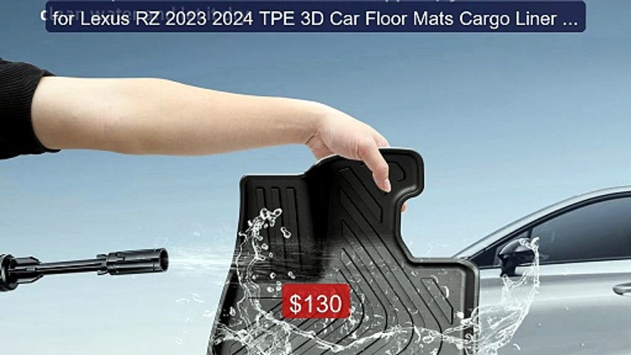 for Lexus RZ 2023 2024 TPE 3D Car Floor Mats Cargo Liner Trunk Pad... -- Best Deal 2026 | Shop Now!