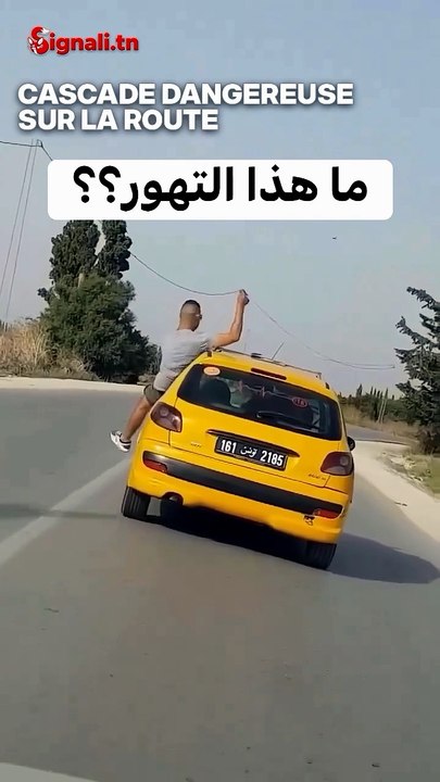 صاحب سيارة تكسي يثير جدل في تونس