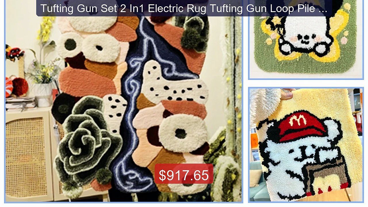 Tufting Gun Set 2 In1 Electric Rug Tufting Gun Loop Pile Cut Pile T... -- Top Rated 2026 | Buy Now!