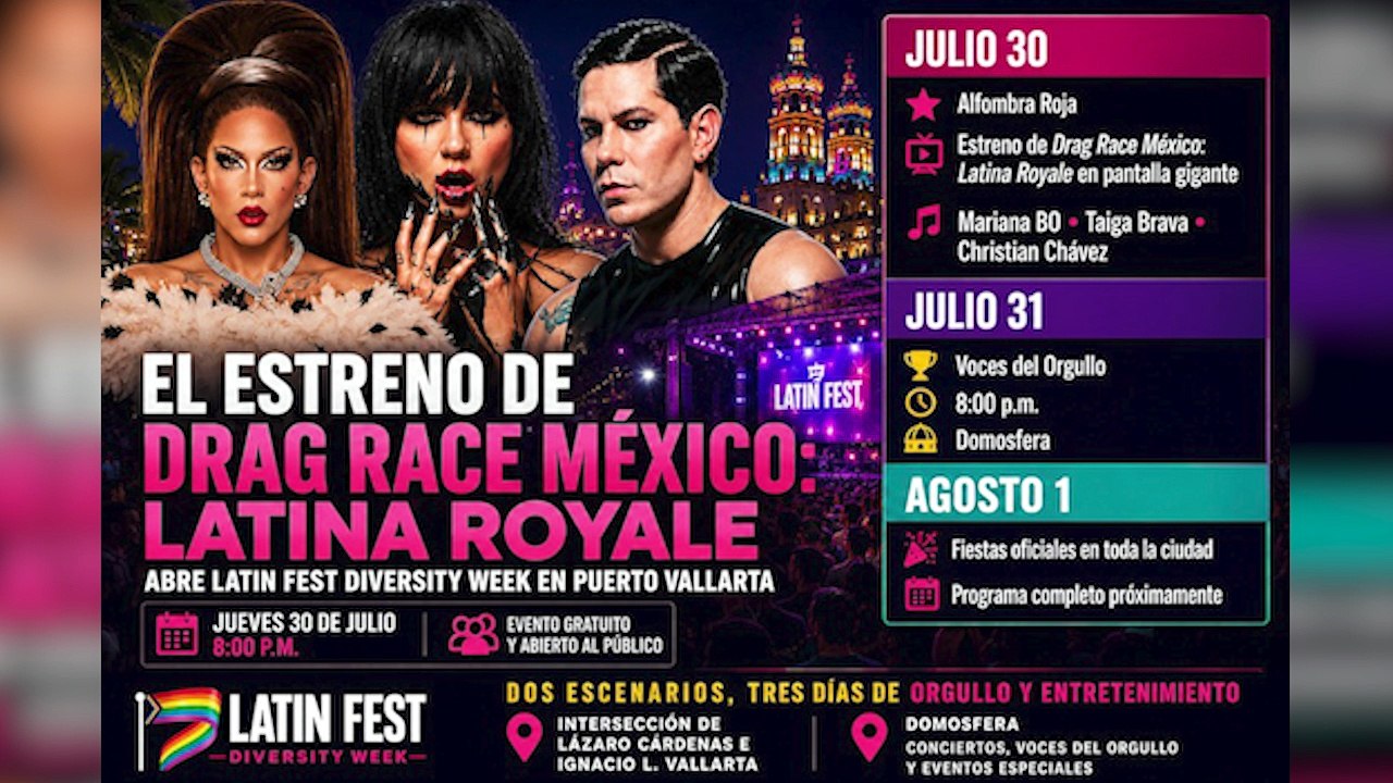 Vallarta alista cuatro días de conciertos por la diversidad en la Zona Romántica