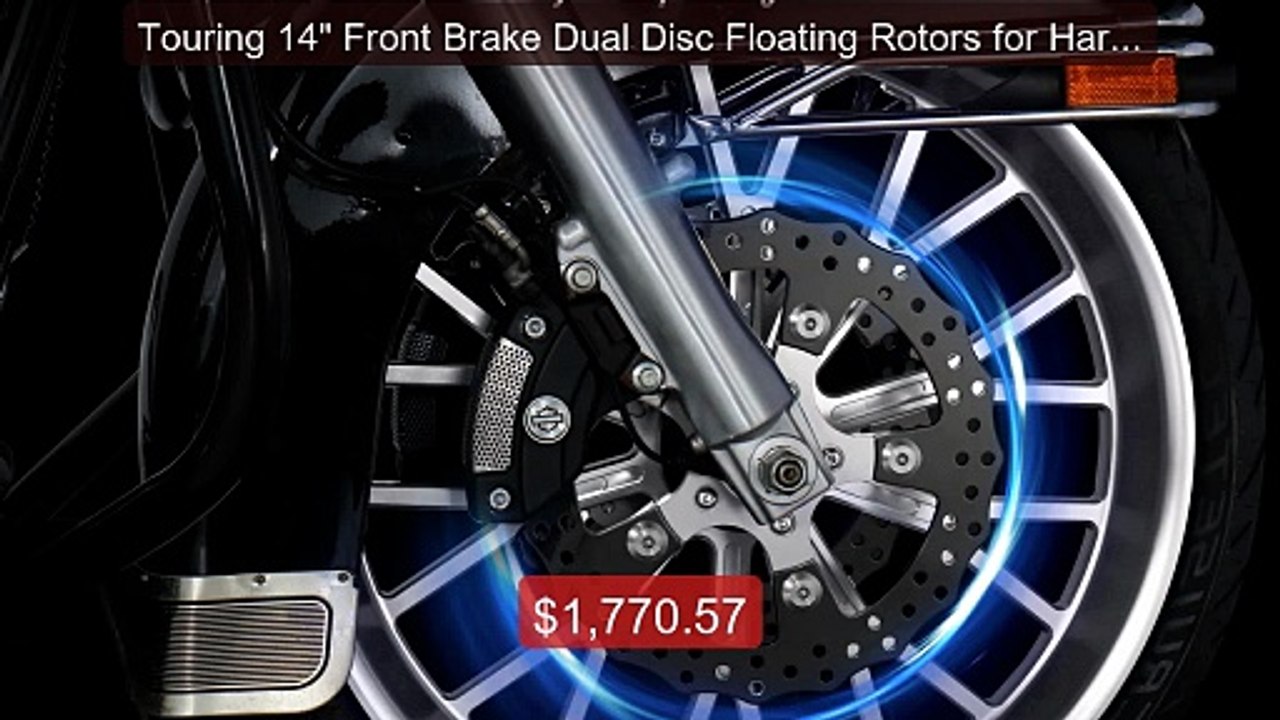 Touring 14" Front Brake Dual Disc Floating Rotors for Harley 2... -- Hot Deal 2026 | Limited Offer!